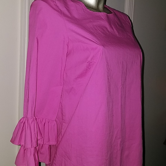 HP BEST IN TOPS,  J. Crew Double Ruffle Sleeve Top - Picture 4 of 8